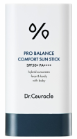 Dr.Ceuracle Pro Balance Comfort Sun Stick SPF 50+ PA++++ (Солнцезащитный стик с пробиотиками), 18 гр