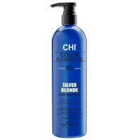 CHI Ionic Color Illuminate Shampoo Silver Blonde (Оттеночный шампунь для волос Серебряный Блонд), 355 мл