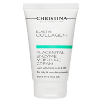 Christina Elastin Collagen Placental Enzyme Moisture Cream (Увлажняющий крем для жирной и комбинированной кожи)