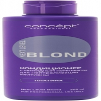 Concept Next Level Blond Conditioner (Кондиционер для нейтрализации желтизны с пептидным комплексом, оттенок платина)