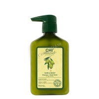 CHI Olive Organics Hair and Body Shampoo Body Wash (Шампунь для волос и тела), 340 мл