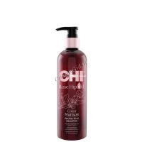 CHI Rose Hip Oil shampoo (Шампунь с маслом лепестков роз для окрашенных волос)