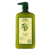 CHI Naturals with Olive Oil Hair and Body Conditioner (Кондиционер для волос и тела), 340 мл