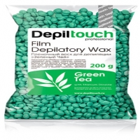 Depiltouch Professional Grean Tea Depilatory Wax (Натуральный пленочный воск с ароматом зелёного чая)