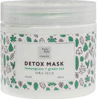 Beauty Style Detox Mask Lemongrass + Green Tea (Детокс очищающая маска «Лемонграсс и зелёный чай» для рук и ног), 450 мл