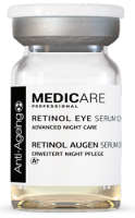 Medicare Retinol Eye Serum 0,3% (Совершенствующая ночная сыворотка под глаза 0,3%), 2 шт x 5 мл