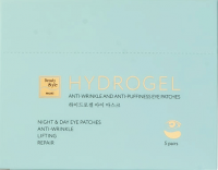 Beauty Style Hydrogel Anti-wrinkle and Anti-puffiness Eye Patches (Гидрогелевые патчи для глаз от отеков и морщин), 5 пар