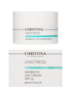 Christina Unstress Probiotic Day Cream SPF-15 (Дневной крем с пробиотическим действием), 50 мл