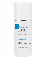 Holy Land Probiotic 3 in 1 soap, cleanser & toner (3 в 1 Мыло, очиститель и тоник), 150 мл