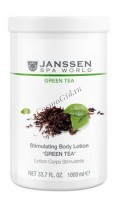 Janssen Stimulating body lotion «Green tea» (Стимулирующий увлажняющий лосьон «Зеленый чай»), 1000 мл