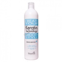 Nouvelle Keratin Technology Deep Bath With ArganOil (Кератиновый шампунь с Аргановым маслом), 500 мл