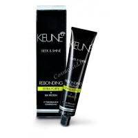 Keune Sleek & Shine Rebonding Extra Forte (Средство для выпрямления, фиксирующий бальзам), набор