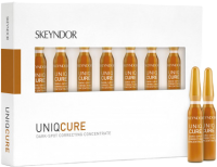 Skeyndor Uniqcure Dark-spot Correcting Concentrate (Концентрат для улучшения тона лица), 7 ампул по 2 мл