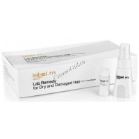 Label.m Lab remedy for dry and damaged hair (Сыворотка для сухих и поврежденных волос), 24 шт по 10 мл 