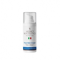 Medici Bioceutics Pure skin cream (Защитный антибактериальный крем для сужения пор с комплексом пробиотиков, ДМАЭ, резорцинолом и витамином С)