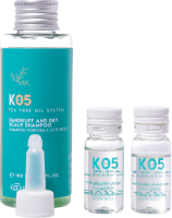 Kaaral K05 Travel Kit Dandruff and Dry Scalp (Набор от перхоти для сухой кожи головы)