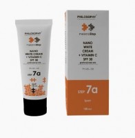 Philosophy Nano White Cream + Vitamin C SPF 30 (Отбеливающий нано крем с Витамином С и SPF30), 100 мл.