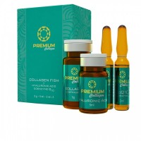Premium COLLAGEN FISH + HA + CoQ10 (Набор-биорегенерант с выраженным антиоксидантным действием)