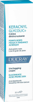 Ducray Keracnyl Glycolic+ (Очищающий матирующий крем против закупоривания пор, чёрных точек и жирного блеска), 30 мл