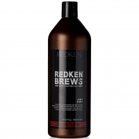 Redken Brews 3-in-1 (Шампунь, кондиционер и гель для душа 3 в 1), 300 мл