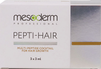 Mesoderm Pepti - HAIR (Пептидный мезококтейль для роста волос), 3 шт x 3 мл
