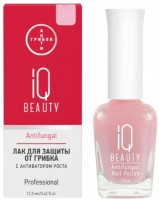 IQ Beauty Antifungal (Лак для ногтей для защиты от грибка с активатором роста, с тербинафином), 12,5 мл