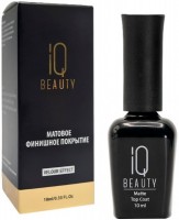 IQ Beauty Matte Top (Финишное покрытие для гель-лака с липким слоем матовое), 10 мл