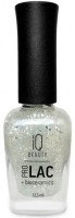 IQ Beauty Prolac+bioceramics Potal Glossy Top Silver (Финишное покрытие для лака с поталью глянцевое), 12,5 мл