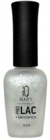 IQ Beauty Prolac+bioceramics Potal Matte Top Silver (Финишное покрытие для лака с поталью матовое), 12,5 мл