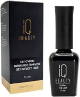 IQ Beauty Rubber Top Gel No Sticky (Финишное покрытие для гель-лака каучуковое без липкого слоя глянцевое)