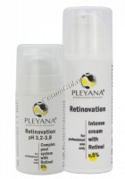 Pleyana Retinol Profi (Комплекс-дуэт для ретинолового пилинга-ухода), 2 средства