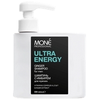 Mone Professional Ultra Enenrgy Ginger Shampoo For Men (Шампунь для мужчин с экстрактом имбиря)
