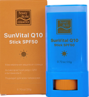 Beauty Style SunVital (Солнцезащитный cтик SPF50 с Q10 и Витамином Е), 20 гр
