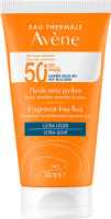 Avene Fluide SPF50+ (Солнцезащитный флюид SPF 50+, без отдушек), 50 мл