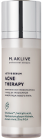 M.Aklive Active Serum «Acne therapy» (Сыворотка активная «Восстановление проблемной кожи»), 30 мл