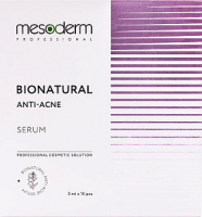 Mesoderm Bionatural Anti Acne Serum (Сыворотка против акне для фракционной мезотерапии), 10 шт x 3мл
