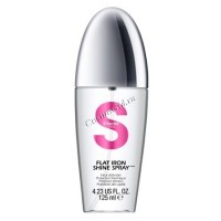 Tigi S-factor flat Iron shine spray (Термозащитный спрей-блеск для волос), 125 мл.