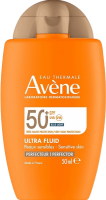 Avene Ultra Fluid SPF50+ (Ультралегкий солнцезащитный флюид-перфектор для лица SPF 50+), 50 мл