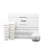 Christina wish radiance kit (Набор для интенсивного ухода за кожей лица), 3 препарата.