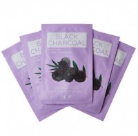 Yu.r Black Charcoal Sheet Mask (Маска для лица с экстрактом угля), 25 г