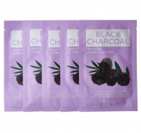 Yu.r Black Charcoal Sheet Mask (Маска для лица с экстрактом угля), 25 г