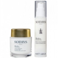 Sothys Hydra Hyaluronic Acid 4 Promo Box Satin (Набор "Увлажнение и омоложение"), 50 мл + 50 мл