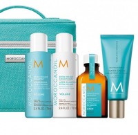 Moroccanoil Volume Kit (Набор дорожный "Объем"), 2*70+25+40 мл + косметичка