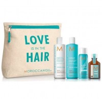 Moroccanoil Summer 2022 Hydration (Набор "Лето 2022 Увлажнение"), 100+250+мист+спрей+сумка пляжная