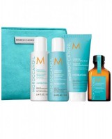 Moroccanoil Hydrating Kit (Дорожный набор "Увлажнение"), 2*70+25+75 мл+ косметичка