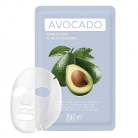 Yu.r Avocado Sheet Mask (Маска для лица с экстрактом авокадо), 25 г