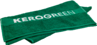 Kerogreen (Полотенце зелёное с логотипом, 50x100 см), 1 шт