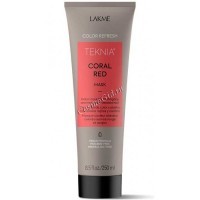 Lakme Teknia Color Refresh Coral Red Mask (Маска для обновления цвета красных оттенков волос), 250 мл