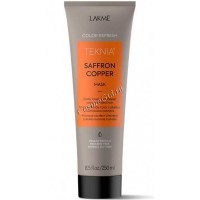 Lakme Teknia Color Refresh Saffron Copper Mask (Маска для обновления цвета медных оттенков волос), 250 мл