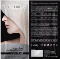 Cehko Super Blond (Порошок для осветления волос), 2*30 г